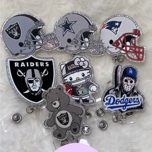 Cartoon character badge reels
